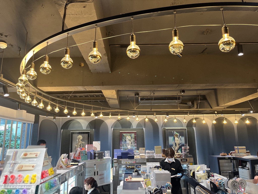 東京自由が丘モンブランの店内